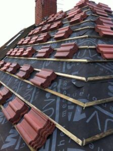 concrete tiles supplied with breathable felt tantalised batons dry ridge system 02