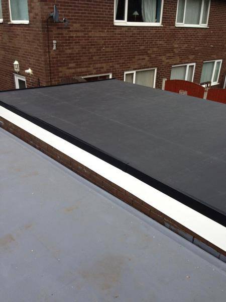 firestone rubber roof installation project 11