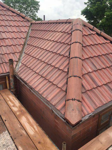 new roof concrete tile project 06