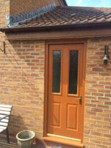 oldham golden oak fascia soffits guttering replacement with eveguard 05