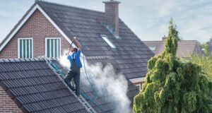 roof cleaning jetwashing roof