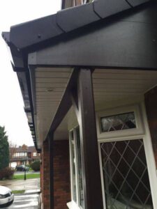 roofline black facias white soffits 12