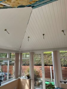 cladding inside conservatory roof 13