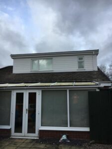 white upvc shiplap cladding fascia soffits guttering 06