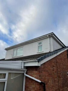 white upvc shiplap cladding fascia soffits guttering 09